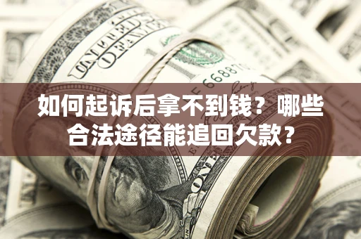 济南如何起诉后拿不到钱？哪些合法途径能追回欠款？