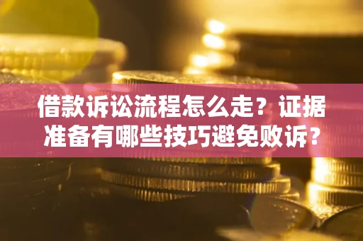 济南借款诉讼流程怎么走？证据准备有哪些技巧避免败诉？