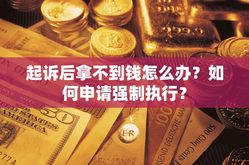 济南起诉后拿不到钱怎么办？如何申请强制执行？