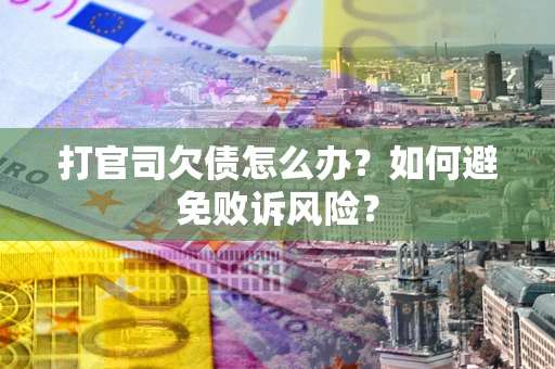 济南打官司欠债怎么办？如何避免败诉风险？