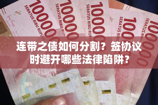 济南连带之债如何分割？签协议时避开哪些法律陷阱？