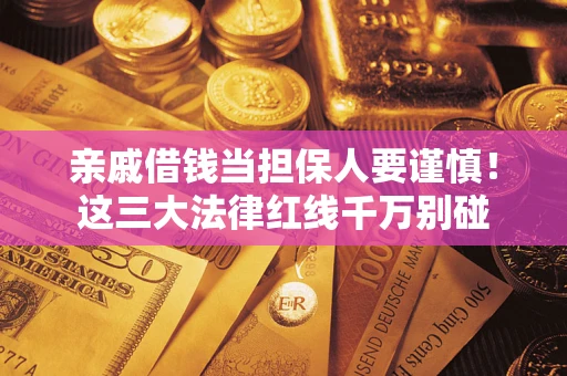 济南亲戚借钱当担保人要谨慎！这三大法律红线千万别碰