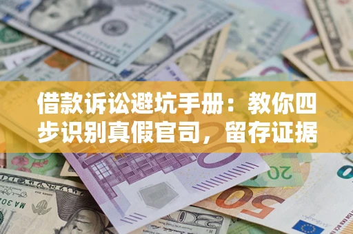 济南借款诉讼避坑手册：教你四步识别真假官司，留存证据不踩雷