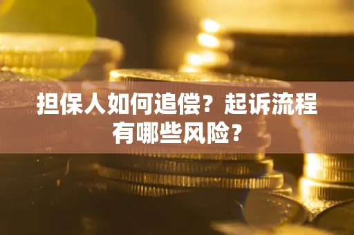 济南担保人如何追偿？起诉流程有哪些风险？