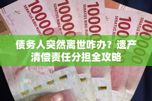 济南债务人突然离世咋办？遗产清偿责任分担全攻略