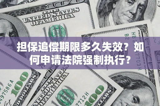 济南担保追偿期限多久失效？如何申请法院强制执行？