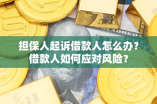 济南担保人起诉借款人怎么办？借款人如何应对风险？