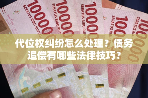 济南代位权纠纷怎么处理？债务追偿有哪些法律技巧？
