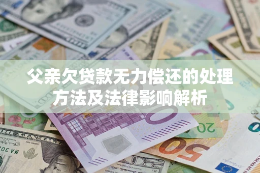济南父亲欠贷款无力偿还的处理方法及法律影响解析