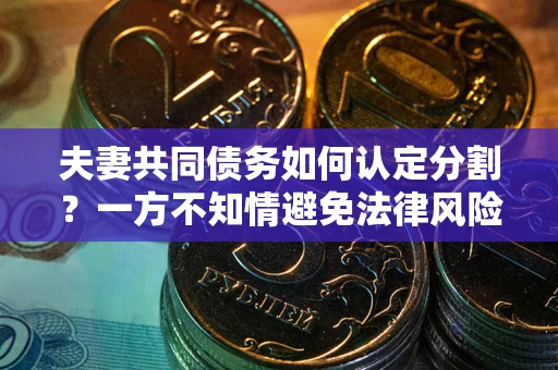 济南夫妻共同债务如何认定分割？一方不知情避免法律风险必看！